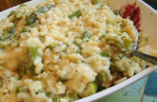 Asparagus Risotto. Photo by Derf