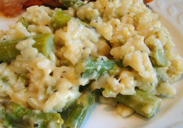 Asparagus Risotto. Photo by Derf