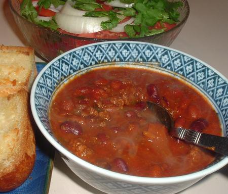 Super Easy Mild Chili. Photo by Bergy