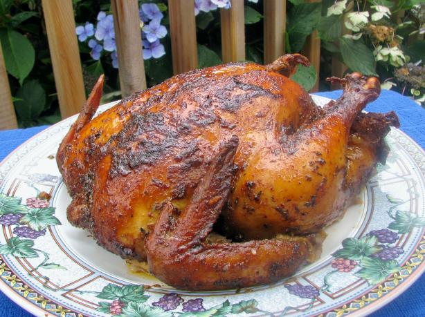 Roast "Sticky" Chicken. Photo by lazyme