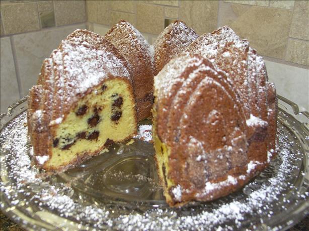Chocolate Chip Sour Cream Pound Cake. Photo by Juenessa