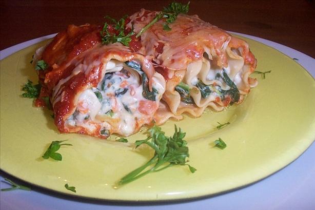 Kmt's Low Fat Ricotta Spinach Rolls. Photo by moxie