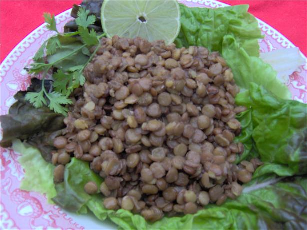 Chilled Lentil Salad with Spicy Vinaigrette. Photo by Sharon123