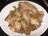 thai braised duck with green beans