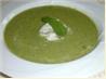 Green Pea Soup with Mint Gelato