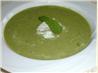 Green Pea Soup with Mint Gelato