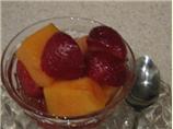 Fresh Melon and Strawberries With Marsala