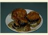 Cheesy Eggplant (Aubergine) Pesto Stacks