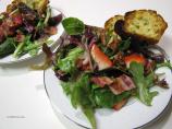 Strawberry Bacon Romaine Salad