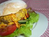 BBQ Watercress Pesto Burgers