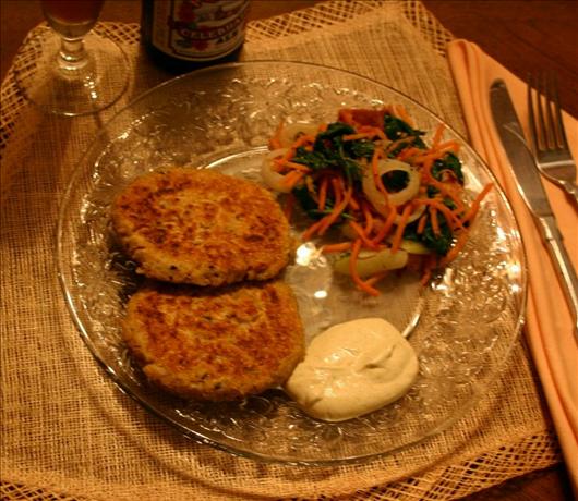 Emaw's Salmon Patty Project. Photo by ClareVH