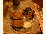 Emaw's Salmon Patty Project. Photo by ClareVH