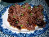 Grilled Lamb Chops in Pomegranate Marinated