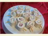 Hawaiian Ham & Swiss Wraps