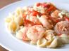 Greek Shrimp with Rigatoni. Recipe by Judy from Hawaii