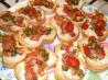 White Bean Pate with Tomato Relish. Recipe by Mary Hallen