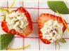 Strawberries Stuffed With Cranberry Mascarpone