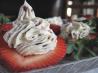 Strawberries Stuffed With Cranberry Mascarpone