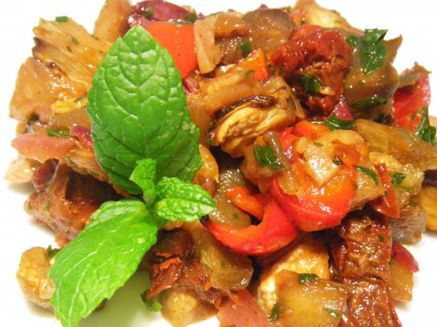 Moroccan Eggplant (Aubergine) Salad. Photo by awalde