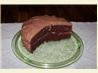 Dark Chocolate Almond Cake with Chocolate Almond Cream Cheese Fr. Recipe by Harley Seashell Princess