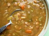 Ham, White Bean and Tomato Soup
