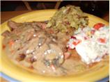 Pan Fried Steak with Sauce. Photo by KelBel