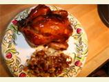 Pineapple-Stuffed Cornish Game Hens