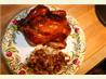 Pineapple-Stuffed Cornish Game Hens. Recipe by keen5