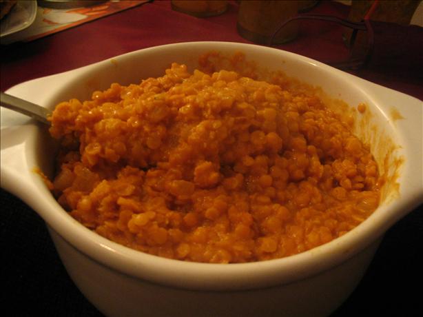 Carol's Dal Curry (curried lentils). Photo by spatchcock