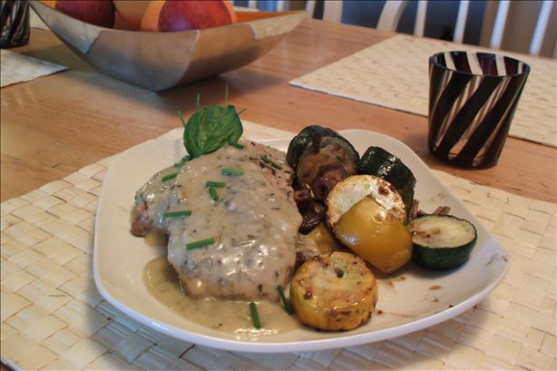 Blue Cheese Stuffed Pork Loin Chops. Photo by Paul's Kitchen