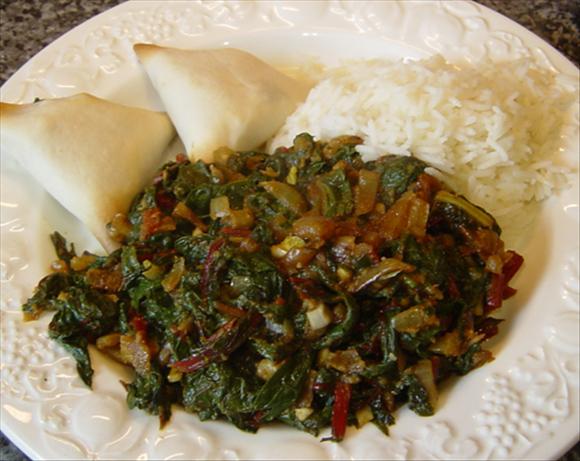 Red Chard Saag. Photo by Sackville
