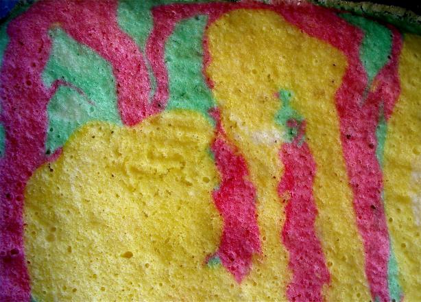 Rainbow Cake. Photo by Cookgirl