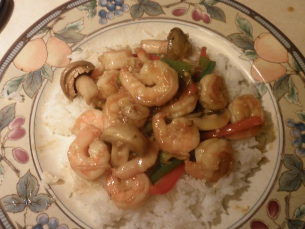 Shrimp & Peppers Stir Fry. Photo by Cher Jewhurst