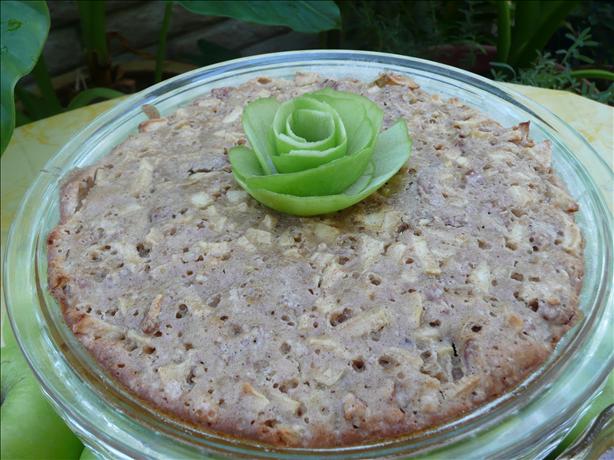 Apple Pie Cake with Rum Butter Sauce. Photo by cookiedog