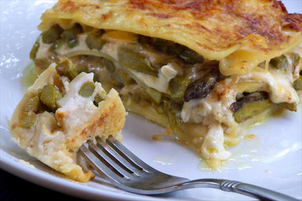 Asparagus Lasagna. Photo by NcMysteryShopper