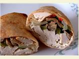 Low Carb Friendly Chicken Mushroom Wrap