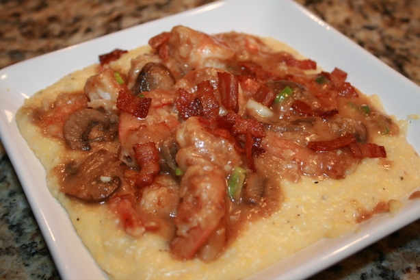 Crook's Corner Shrimp and Grits. Photo by Teresa in Charleston