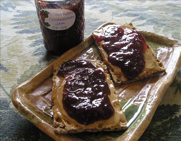 Strawberry-gooseberry Jam. Photo by Jenny Sanders