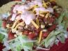 Quick Vegetarian Taco Salad. Recipe by Teej