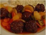 Sweet and Sour Meatballs (Oriental Sweet and Sour  Meatballs)