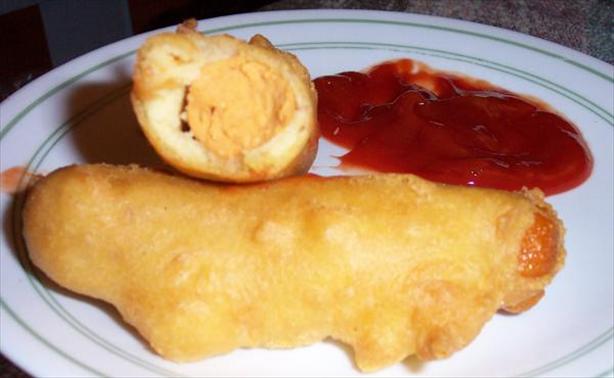 Vegan Corn Dogs. Photo by supercarrot
