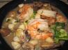 Scallops and Shrimp With Mushrooms. Recipe by Alan Leonetti