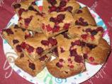 Raspberry Pecan Blondies