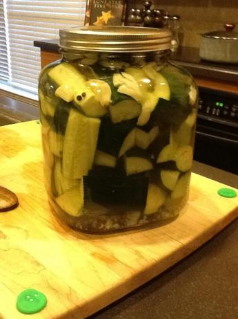 Kittencal's Easy Refrigerator Kosher Garlic-Dill Pickles. Photo by Caseypratt