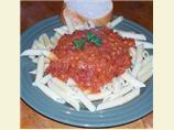 Penne alla Vodka. Photo by L. Duch