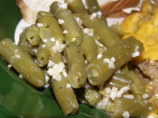 Green Beans with Garlic Butter. Photo by mydesigirl