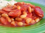 Barbecue Kielbasa and Beans