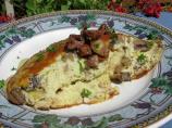 Souffle Omelet With Brie Mushrooms and Onions