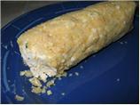 Macadamia cheese log