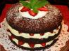Chocolate Raspberry (Or Strawberry) Tall Cake